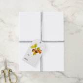 Akronen und Blätter Geschenkanhänger (Mit Garn)
