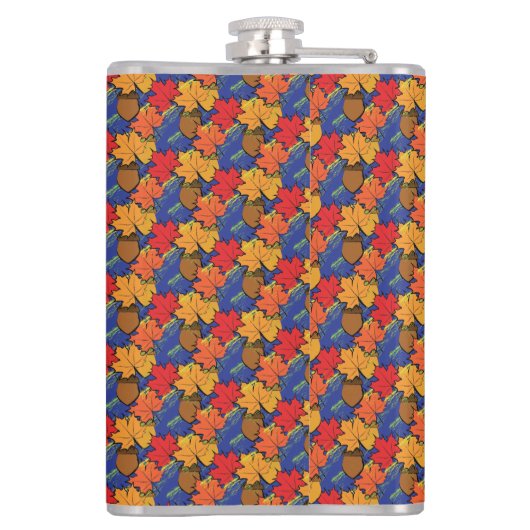 Akronen und Blätter I Flachmann (Rückseite)