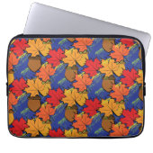 Akronen und Blätter I Laptopschutzhülle (Vorderseite)