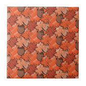 Akronen und Blätter II Fliese (Vorderseite)