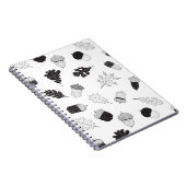 Akronen und Blätter Notizblock (Rechte Seite)