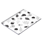 Akronen und Blätter Notizblock (Linke Seite)