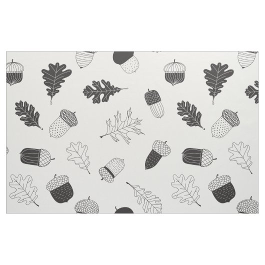 Akronen und Blätter Stoff (Fat Quarter (45,7 x 55,9 cm))
