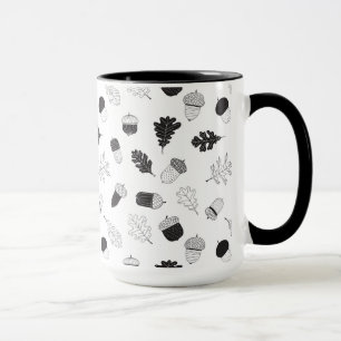 Akronen und Blätter Tasse