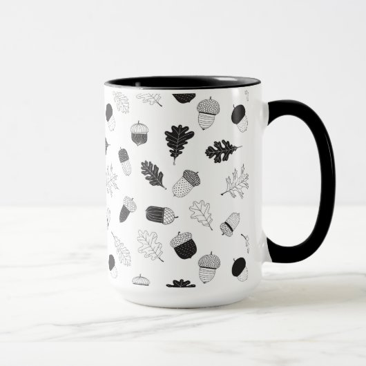 Akronen und Blätter Tasse (Rechts)