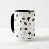 Akronen und Blätter Tasse (Vorderseite Links)