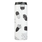 Akronen und Blätter Thermosbecher (Rückseite)