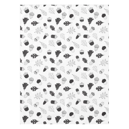 Akronen und Blätter Tischdecke (Vorderseite)