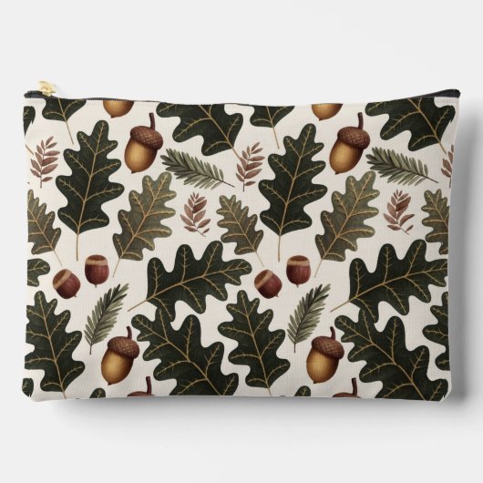 Akronen und Blätter Zubehör Pouch Travel Bag Zubehörtasche (Vorderseite)