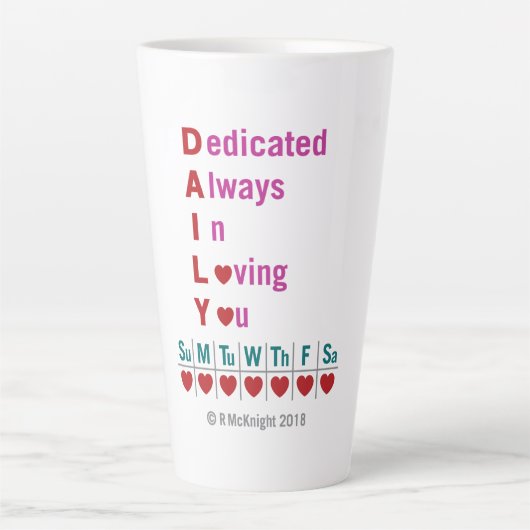 Akronym Lattee Milchtasse (Vorderseite)