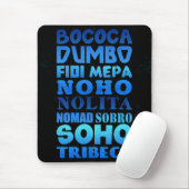 Akronyme der Stadt New York Mousepad (Mit Mouse)