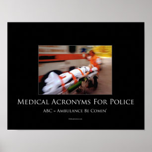 Akronyme Motivierend Poster