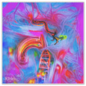 Akrophobie Aufkleber (Vorderseite)