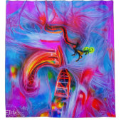 Akrophobie Duschvorhang (Vorderseite)