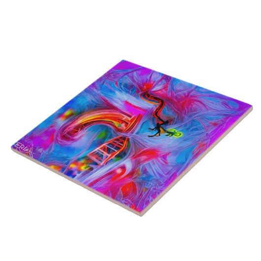 Akrophobie Fliese (Seite)