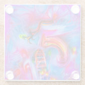 Akrophobie Glasuntersetzer (Rückseite)