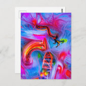 Akrophobie Postkarte (Vorne/Hinten)