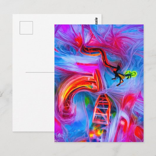 Akrophobie Postkarte (Vorne/Hinten)