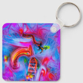 Akrophobie Schlüsselanhänger (Rückseite)