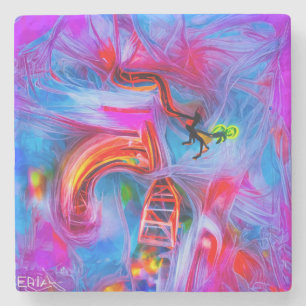 Akrophobie Steinuntersetzer