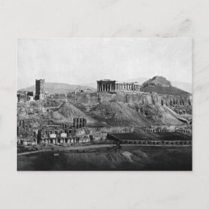 Akropolis ~ Akropolis von Athen Griechenland 1865 Postkarte