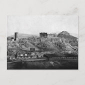 Akropolis ~ Akropolis von Athen Griechenland 1865 Postkarte (Vorderseite)