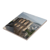Akropolis Antike Ruinen mit Blick auf Athen Fliese (Seite)
