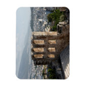 Akropolis Antike Ruinen mit Blick auf Athen Magnet (Vertikal)