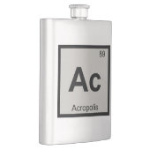 Akropolis Architecture Chemistry Symbol Flachmann (Rechts)