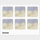 Akropolis Athen 1994 Quadratischer Aufkleber (Blatt)