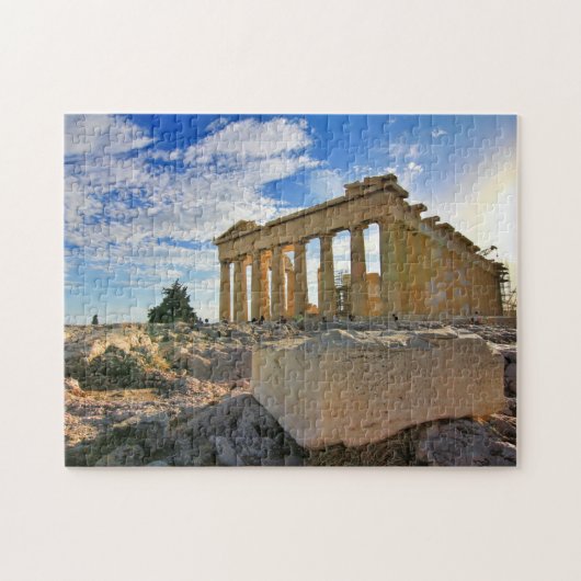 Akropolis Athen Griechenland Alte Gebäude der Welt Puzzle (Horizontal)