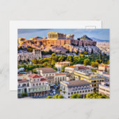 Akropolis Athen, Griechenland Postkarte (Vorne/Hinten)