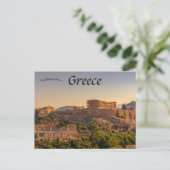 Akropolis Athen Griechenland Postkarte (Stehend Vorderseite)