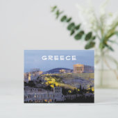 Akropolis Athen Griechenland Postkarte (Stehend Vorderseite)