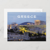 Akropolis Athen Griechenland Postkarte (Vorne/Hinten)