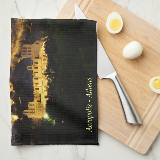 Akropolis - Athen Handtuch (Viertel Falte)