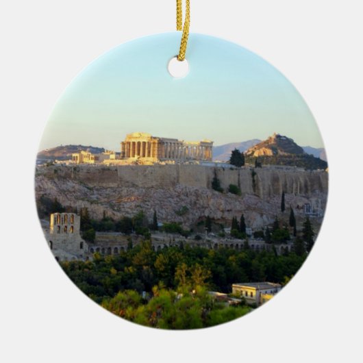 Akropolis - Athen Keramikornament (Vorne)