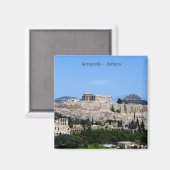 Akropolis - Athen Magnet (Vorderseite/Rückseite)