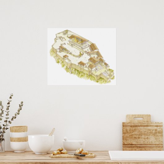 Akropolis Athen Poster (Küche)