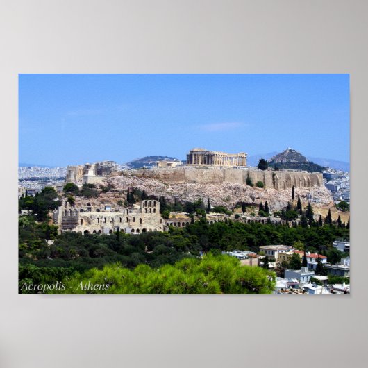 Akropolis - Athen Poster (Vorne)