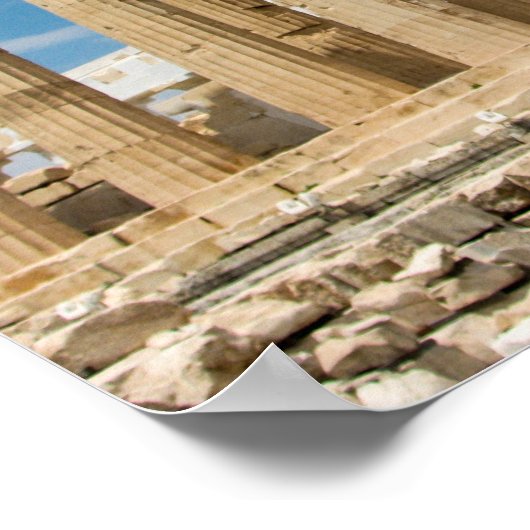 Akropolis, Athen - Poster (Ecke)