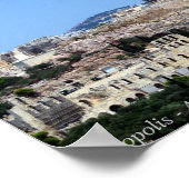 Akropolis - Athen Poster (Ecke)
