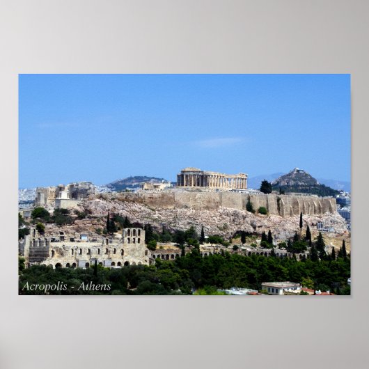 Akropolis - Athen Poster (Vorne)