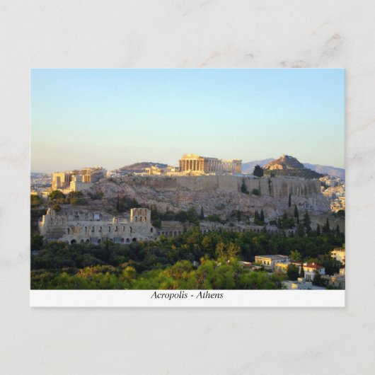 Akropolis - Athen Postkarte (Vorderseite)