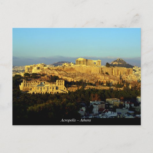 Akropolis - Athen Postkarte (Vorderseite)