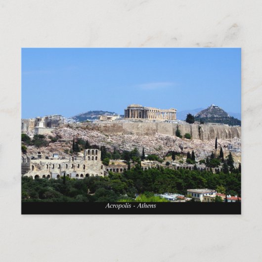 Akropolis - Athen Postkarte (Vorderseite)
