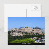 Akropolis - Athen Postkarte (Vorne/Hinten)