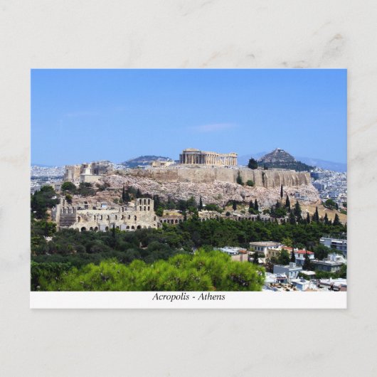 Akropolis - Athen Postkarte (Vorderseite)