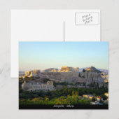 Akropolis - Athen Postkarte (Vorne/Hinten)
