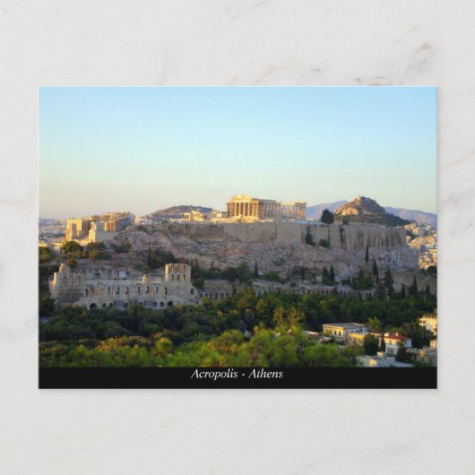 Akropolis - Athen Postkarte (Vorderseite)